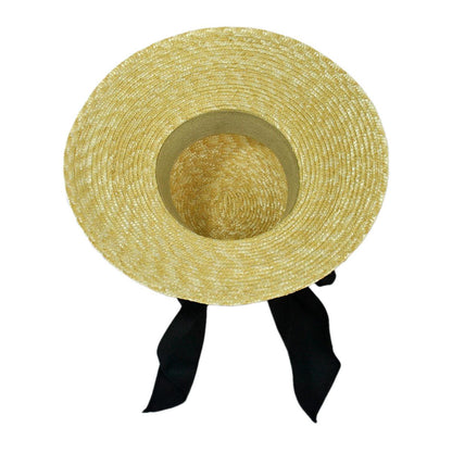 Wholesale Milan Straw Boater Sun Hat B2B Pre-Pack