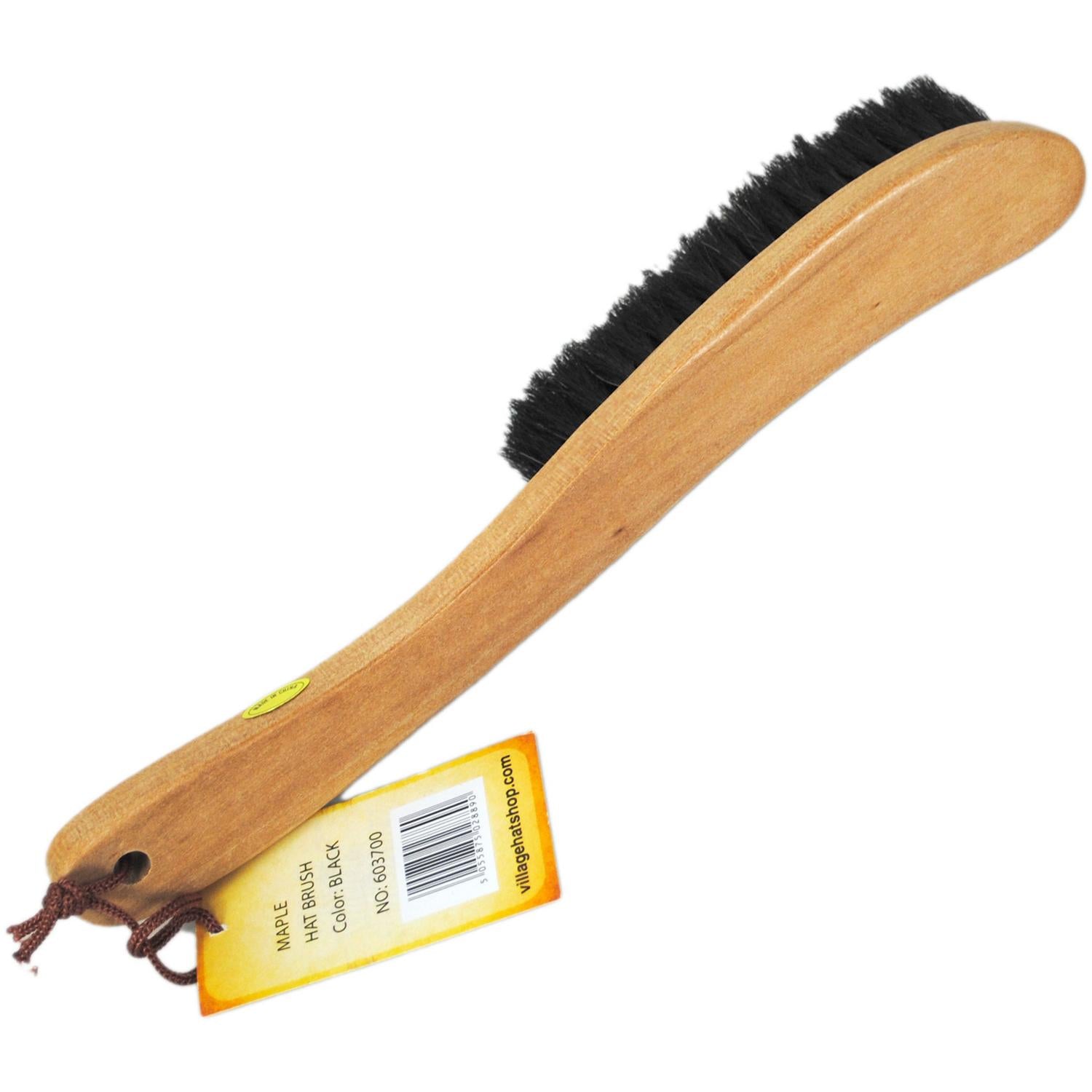 Village Hat Shop | Dark Felt Hat Brush | 603700 | front | BLACK
