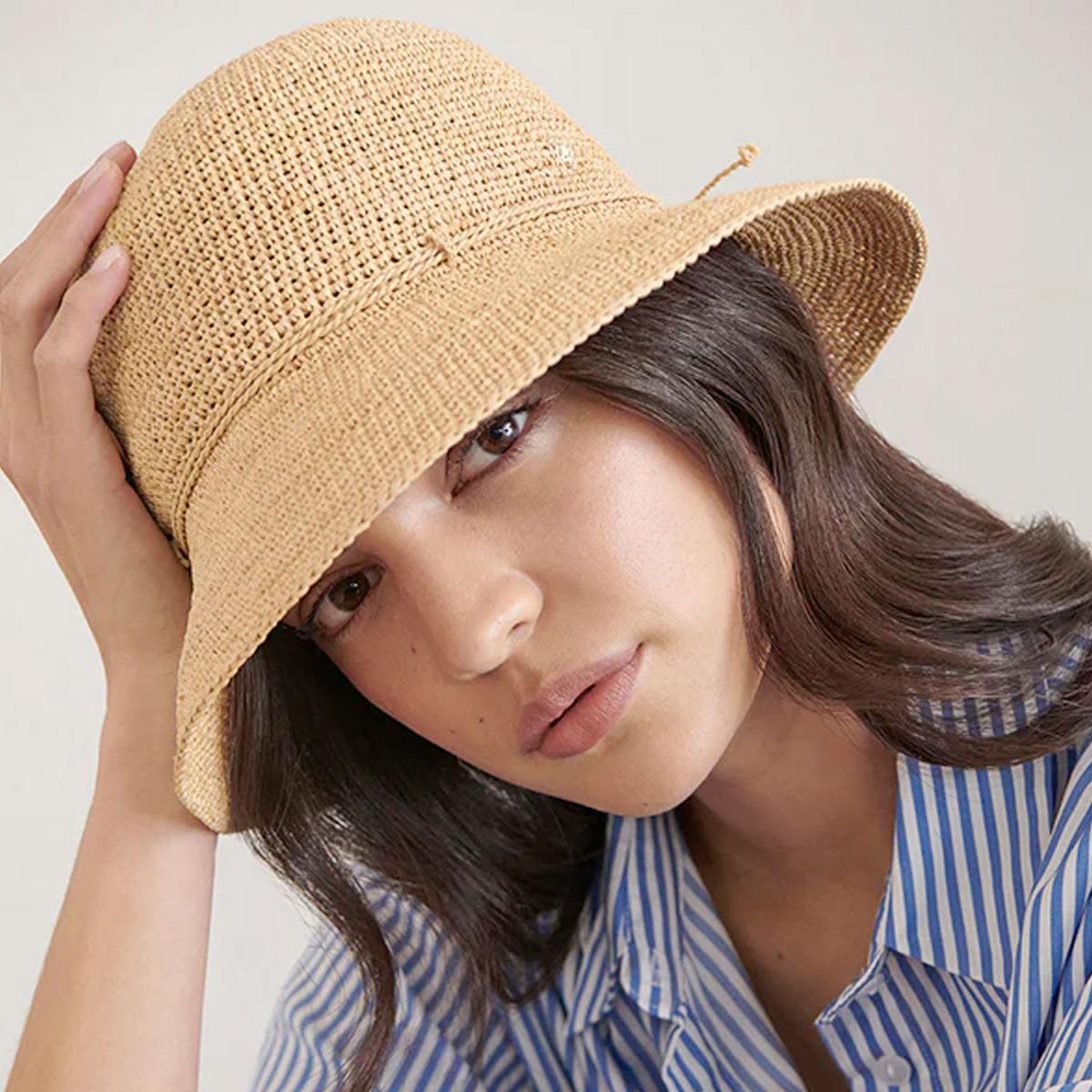 Helen Kaminski | Provence 8 Raffia Straw Sun Hat | 120818 | lsfone | NATURAL