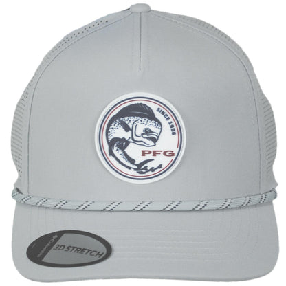 Columbia Sportswear | Tidal Pursuit 3D Stretch Snapback Baseball Cap | 400088 | front | COOL GREY