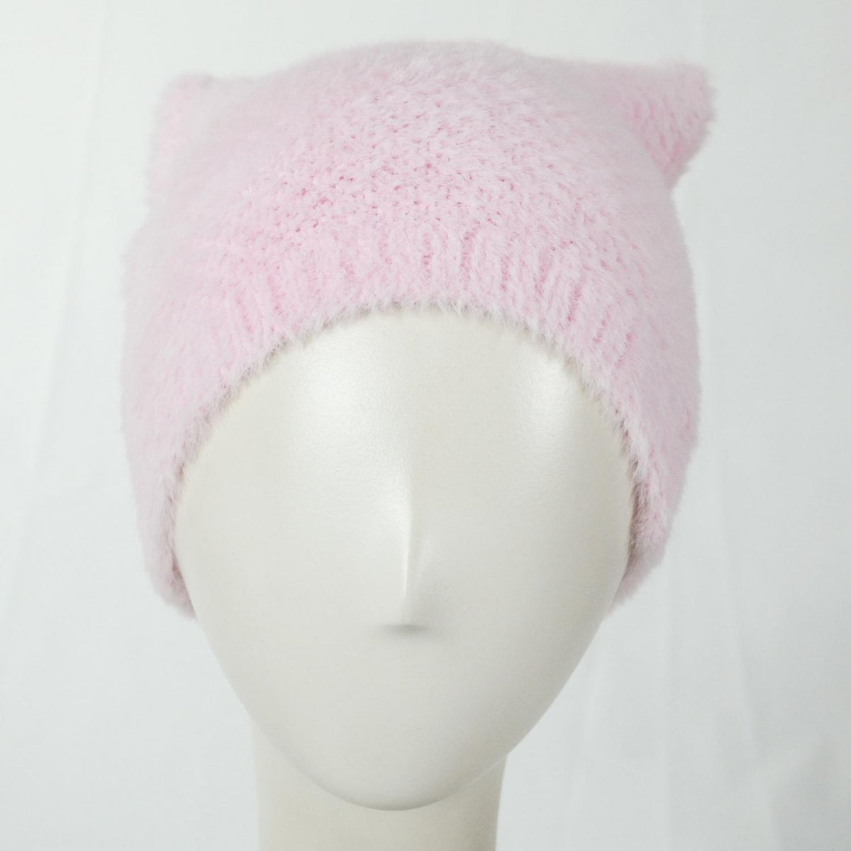 Kangol | Faux Fur Pointed Beanie Hat | 500406 | front | BALLERINA PINK