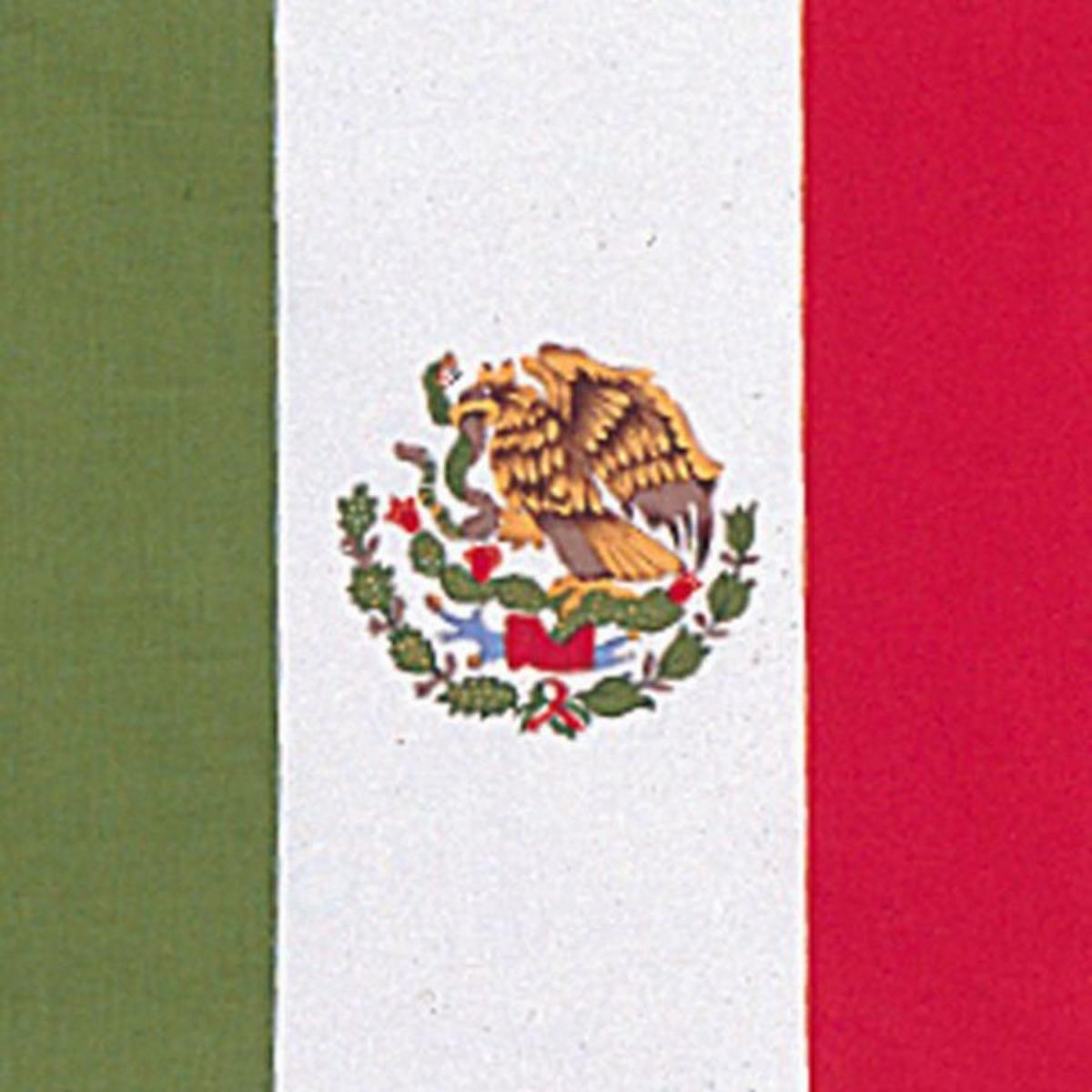 Village Hat Shop | Printed Cotton Bandana - Mexico Flag