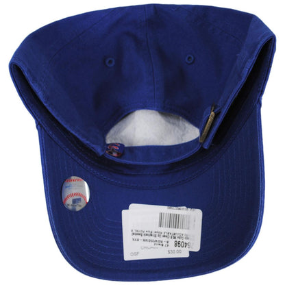 47 Brand | Chicago Cubs MLB Clean Up Strapback Baseball Cap Dad Hat | 203180 | under | ROYAL BLUE