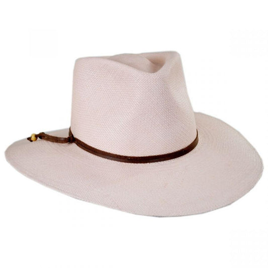 Bigalli | Tessa Panama Straw Fedora Hat | 104702 | lead | BLUSH