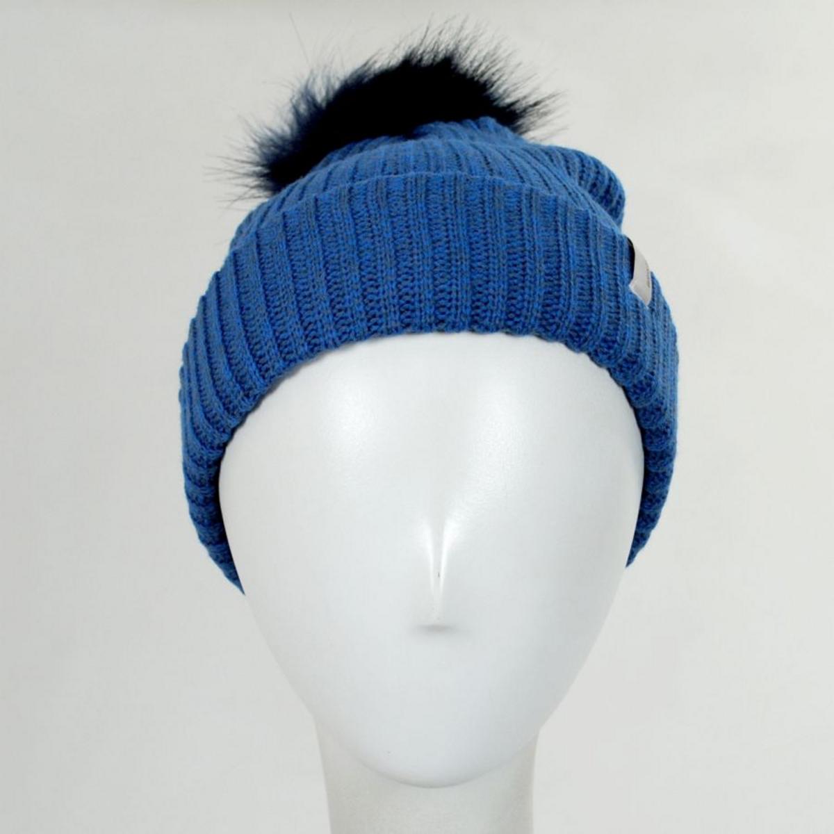 BRIXTON HATS | Alison Faux Fur Pom Beanie Hat | 502721 | profile | JOE BLUE