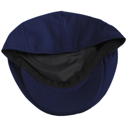 Baskerville Hat Company | Kensington Wool Twill Ivy Cap | 167666 | under | NAVY BLUE