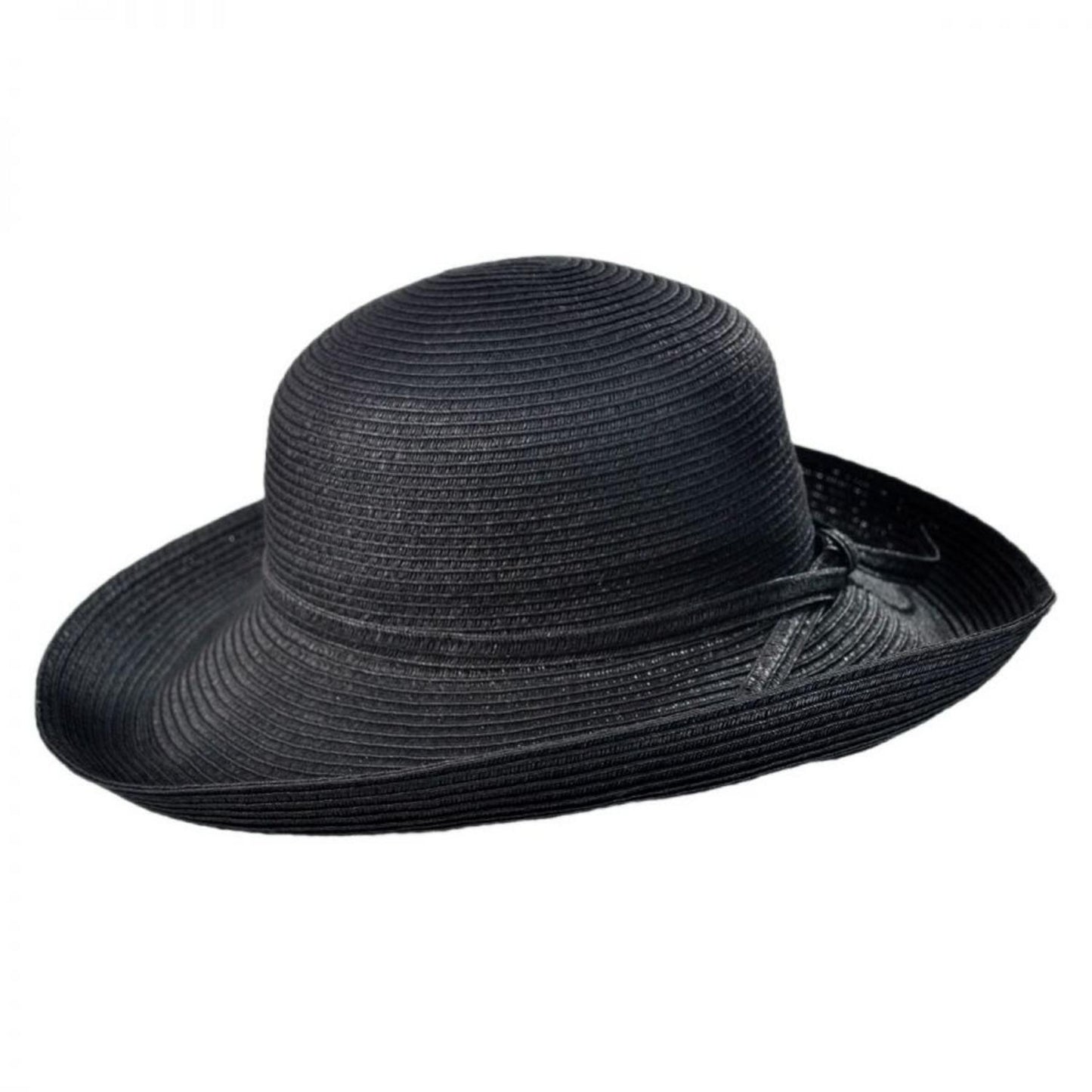 sur la tete | Traveler Toyo Straw Breton Sun Hat | 104200 | profile | BLACK