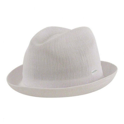 Kangol | Tropic Playa Stingy Brim Fedora Hat | 140518 | lead | WHITE