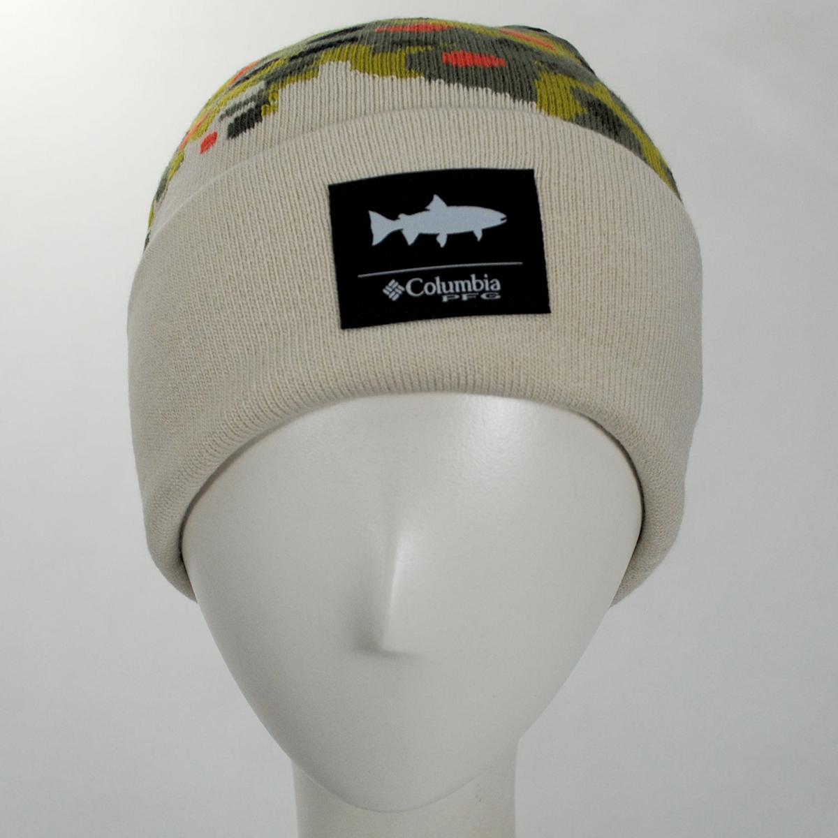 Columbia Sportswear | PFG Fall River Acrylic Knit Beanie Hat | 500747 | front | DARK STONE