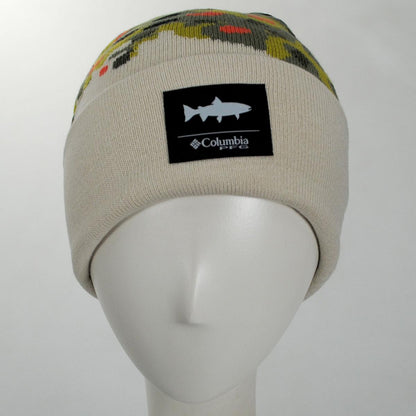 Columbia Sportswear | PFG Fall River Acrylic Knit Beanie Hat | 500747 | front | DARK STONE