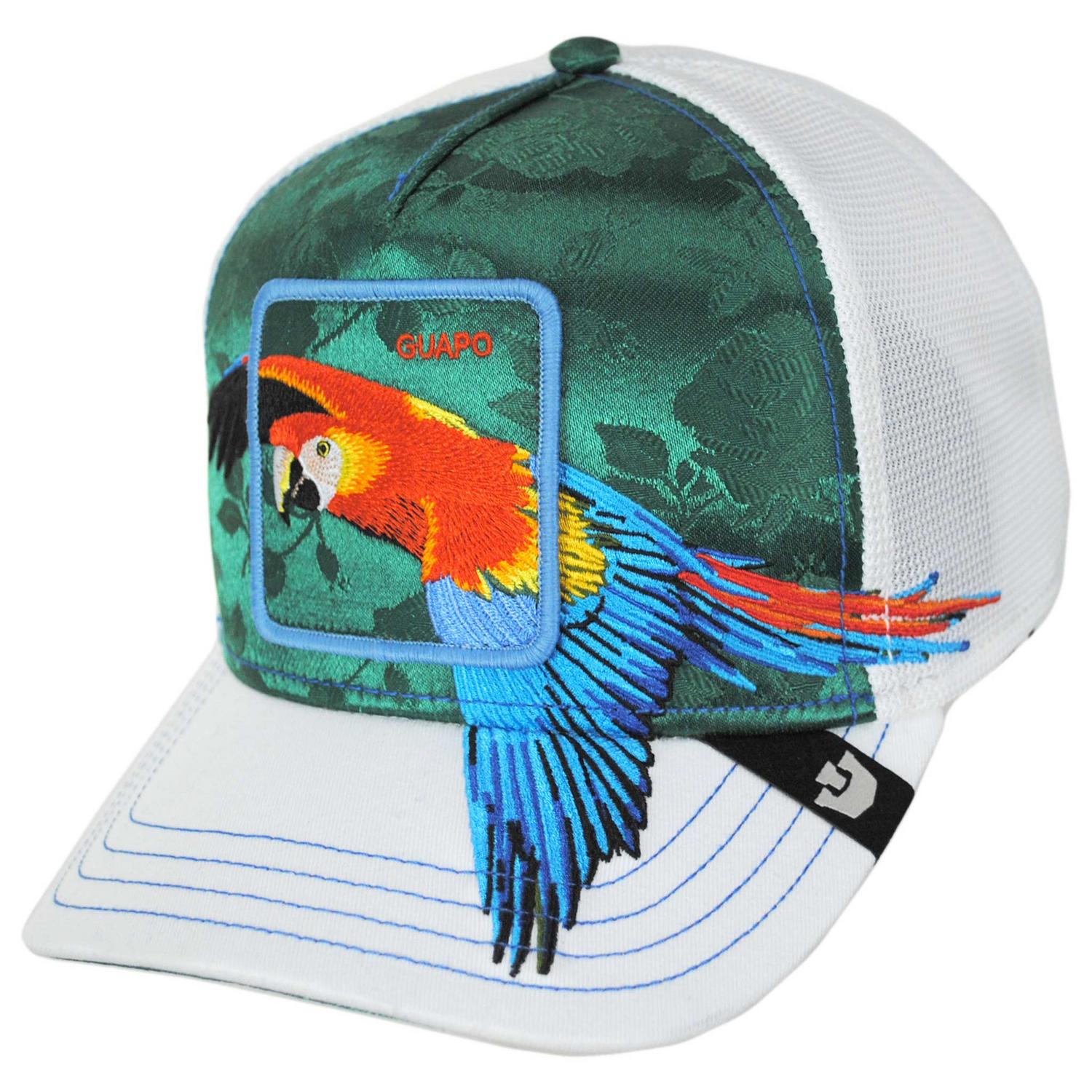 Goorin Bros | Honduras Macaw Jacquard Mesh Trucker Snapback Baseball Cap | 200761 | lead | BLANK
