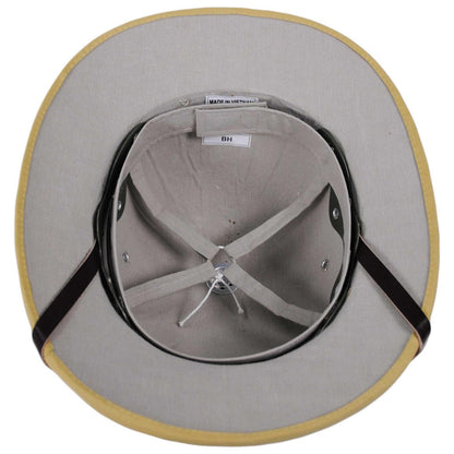 Village Hat Shop | French Pith Helmet | 155800 | under | KHAKI
