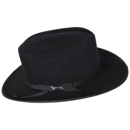 Stetson | Open Road 6X Fur Felt Western Hat | 130620 | profile | BLACK