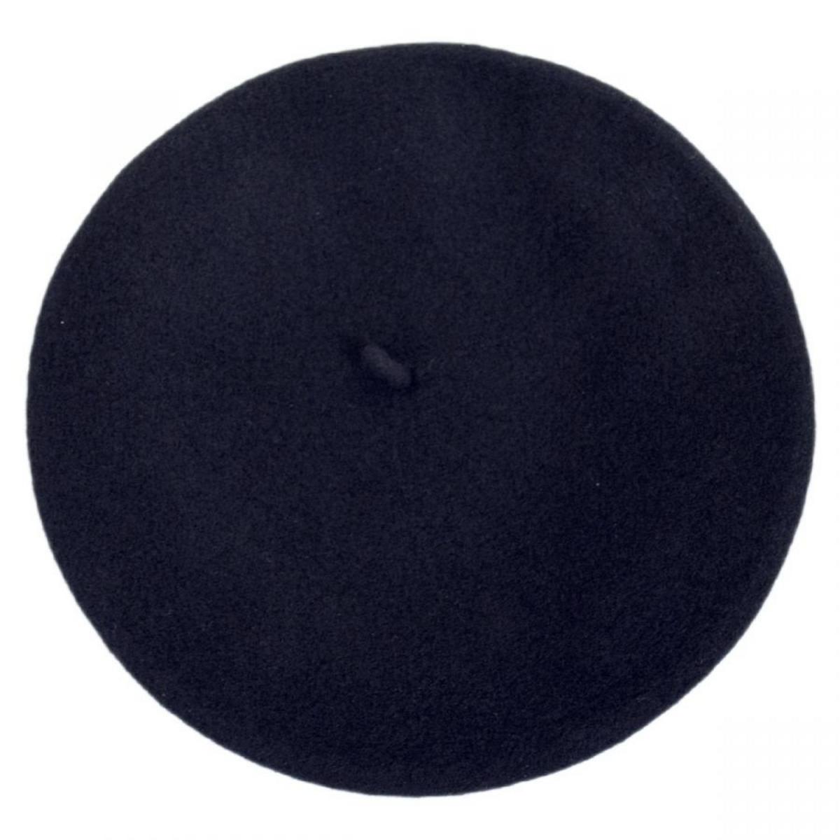 Heritage par Laulhere | Authentique Classic Wool Beret | 151058 | profile | MARINE