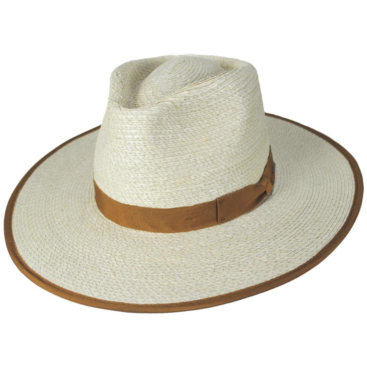 BRIXTON HATS | Jo Palm Straw Rancher Fedora Hat