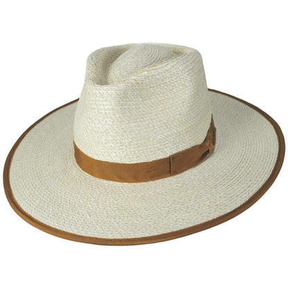 BRIXTON HATS | Jo Palm Straw Rancher Fedora Hat