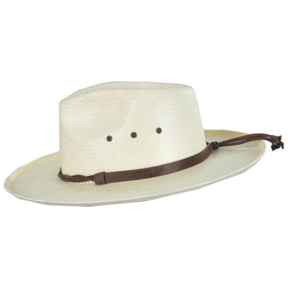 Stetson | Helena Toyo Straw Outback Hat | 127035 | profile | NATURAL