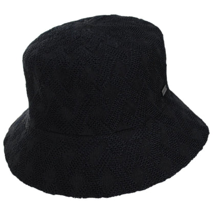 Kangol | Cross Weave Bucket Hat | 185837 | lead | BLACK