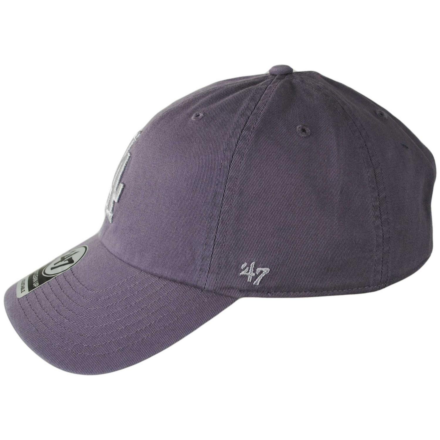 47 Brand | Los Angeles Dodgers MLB Clean Up Strapback Baseball Cap Dad Hat | 203042 | profile | IRIS