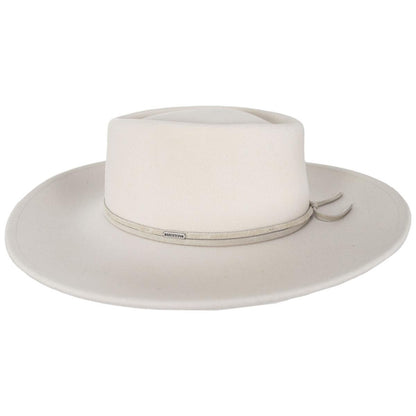 BRIXTON HATS | Brenton Convertabrim Wool Felt Fedora Hat | 135663 | profile | DOVE