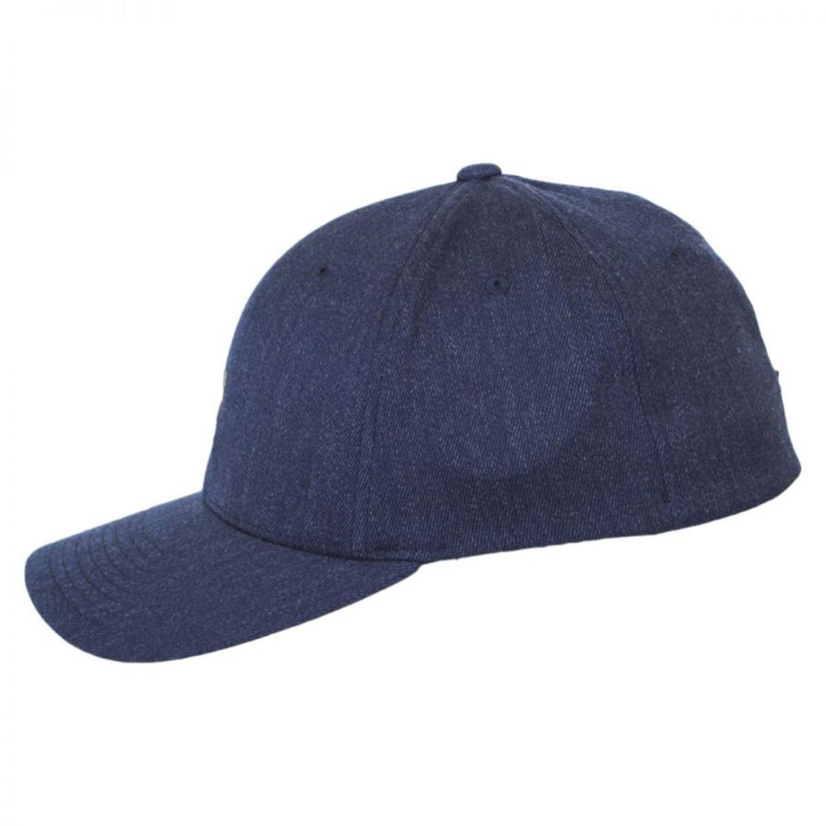 Kangol | Logo Wool FlexFit Fitted Baseball Cap | 201104 | profile | DENIM