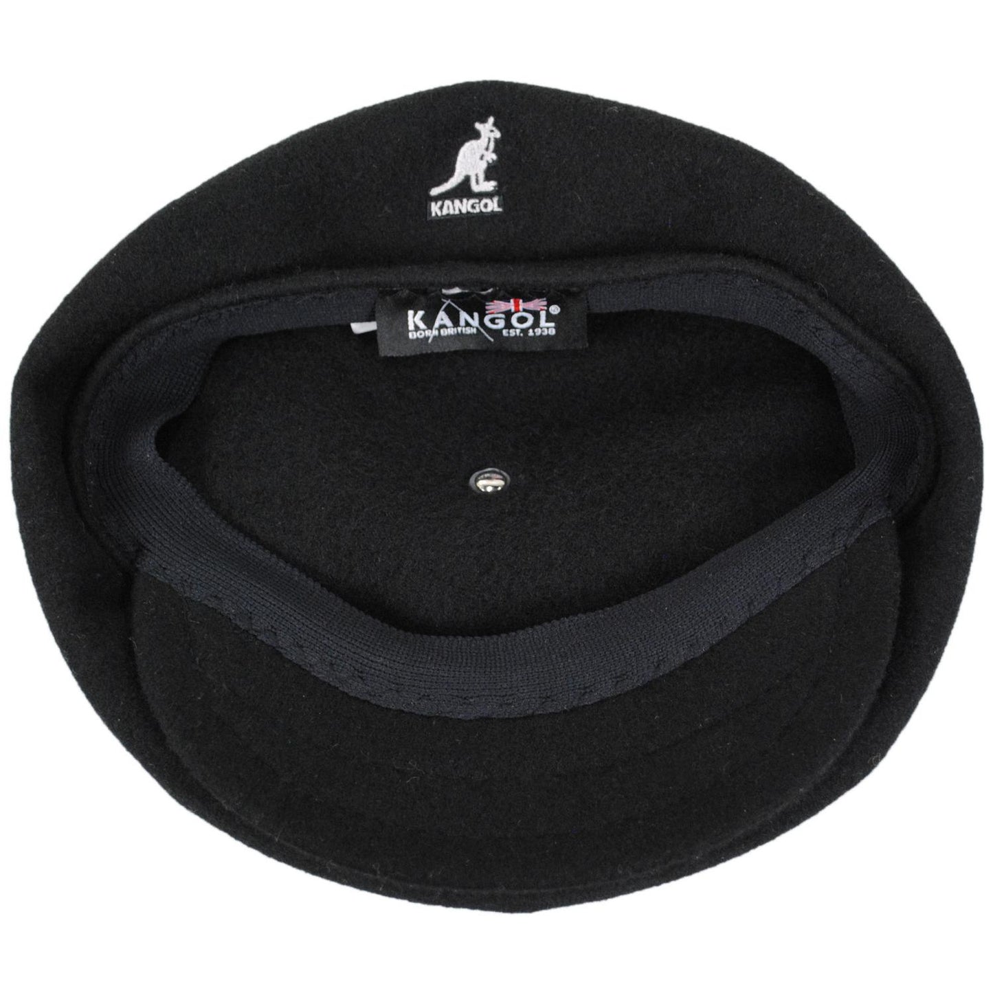 Kangol | Hawker Wool Newsboy Cap | 160943 | under | BLACK