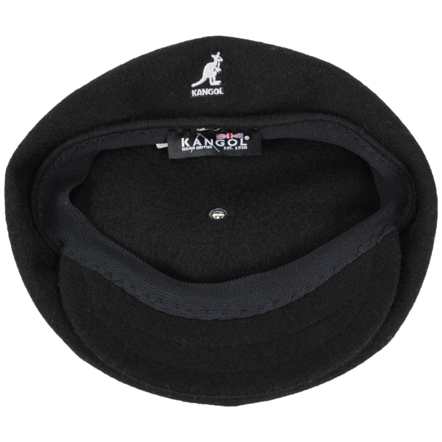 Kangol | Hawker Wool Newsboy Cap | 160943 | under | BLACK