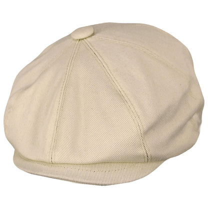 Jaxon Hats | Kid's Cotton Newsboy Cap | 512103 | lead | BEIGE