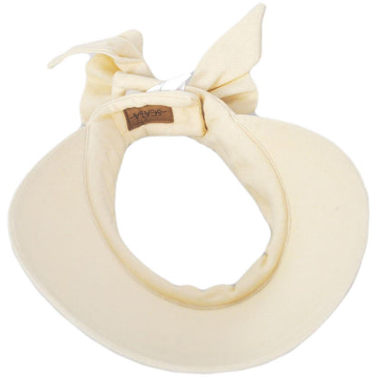 Scala | Backbow Cotton Visor | 195018 | under | LINEN