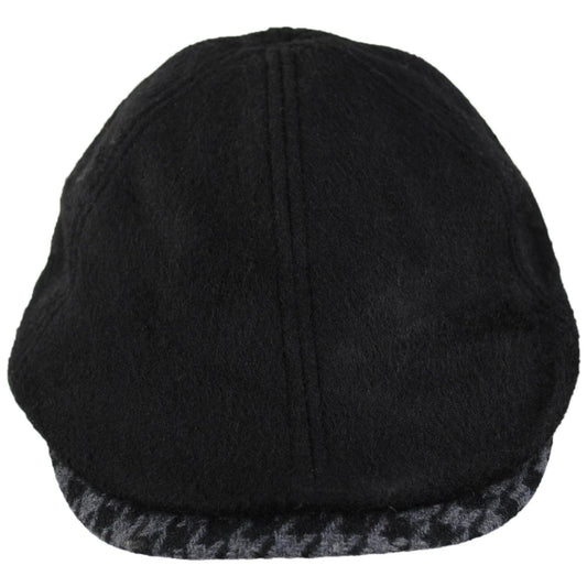 Stacy Adams | Sorvino Wool Blend Pub Ivy Cap | 160159 | front | BLACK