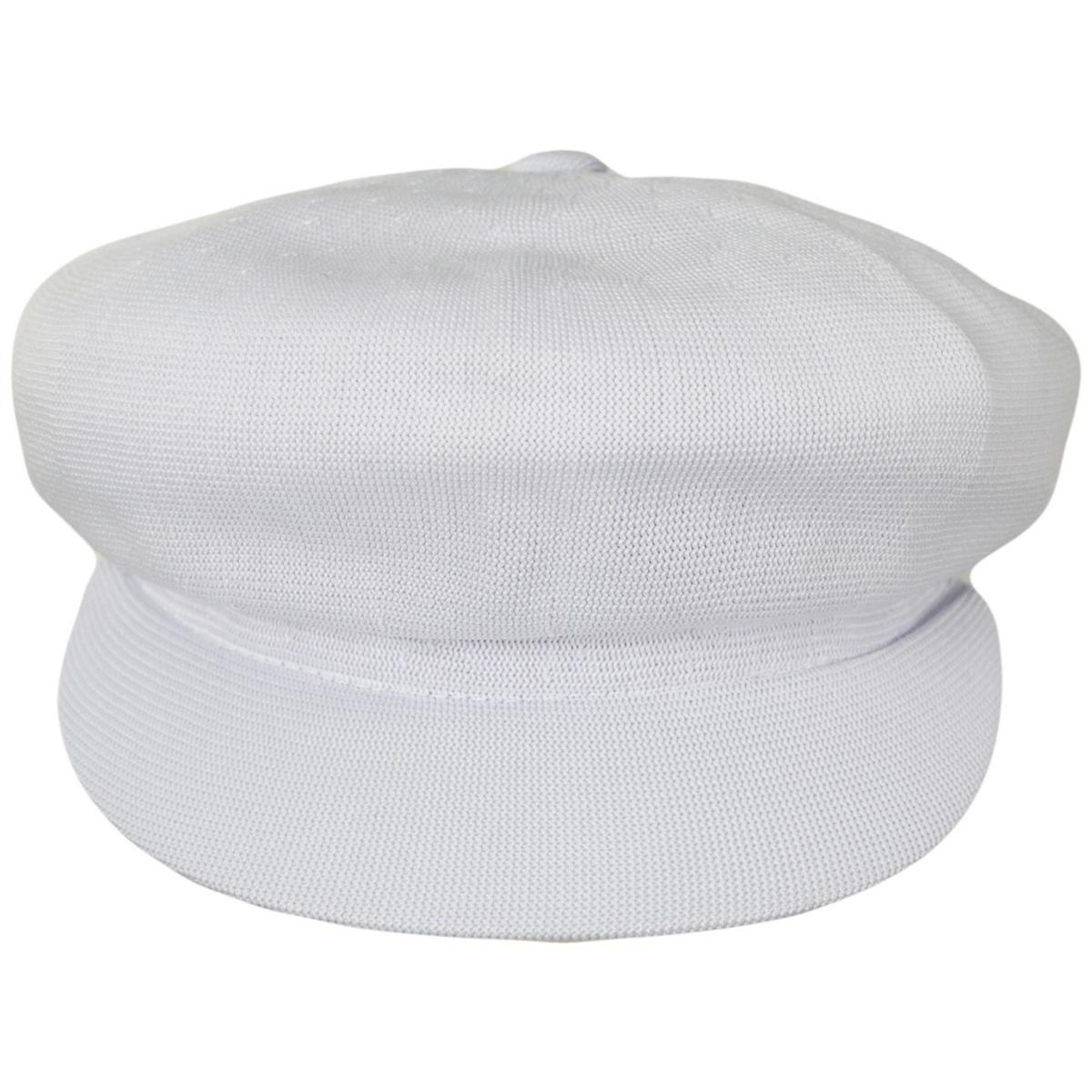 Kangol | Tropic Spitfire Newsboy Cap | 160802 | front | WHITE