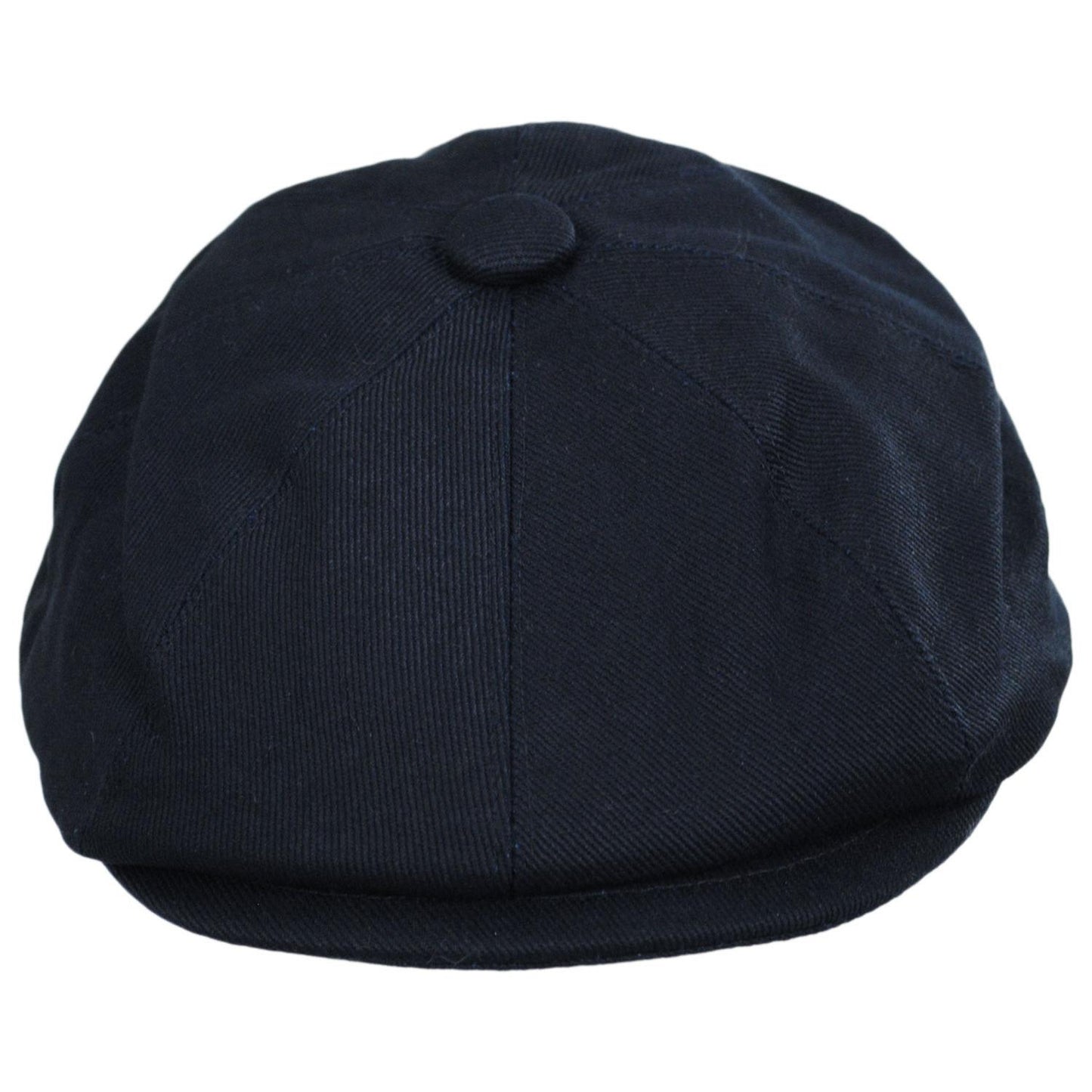 Jaxon Hats | Cotton Newsboy Cap | 167770 | front | NAVY BLUE