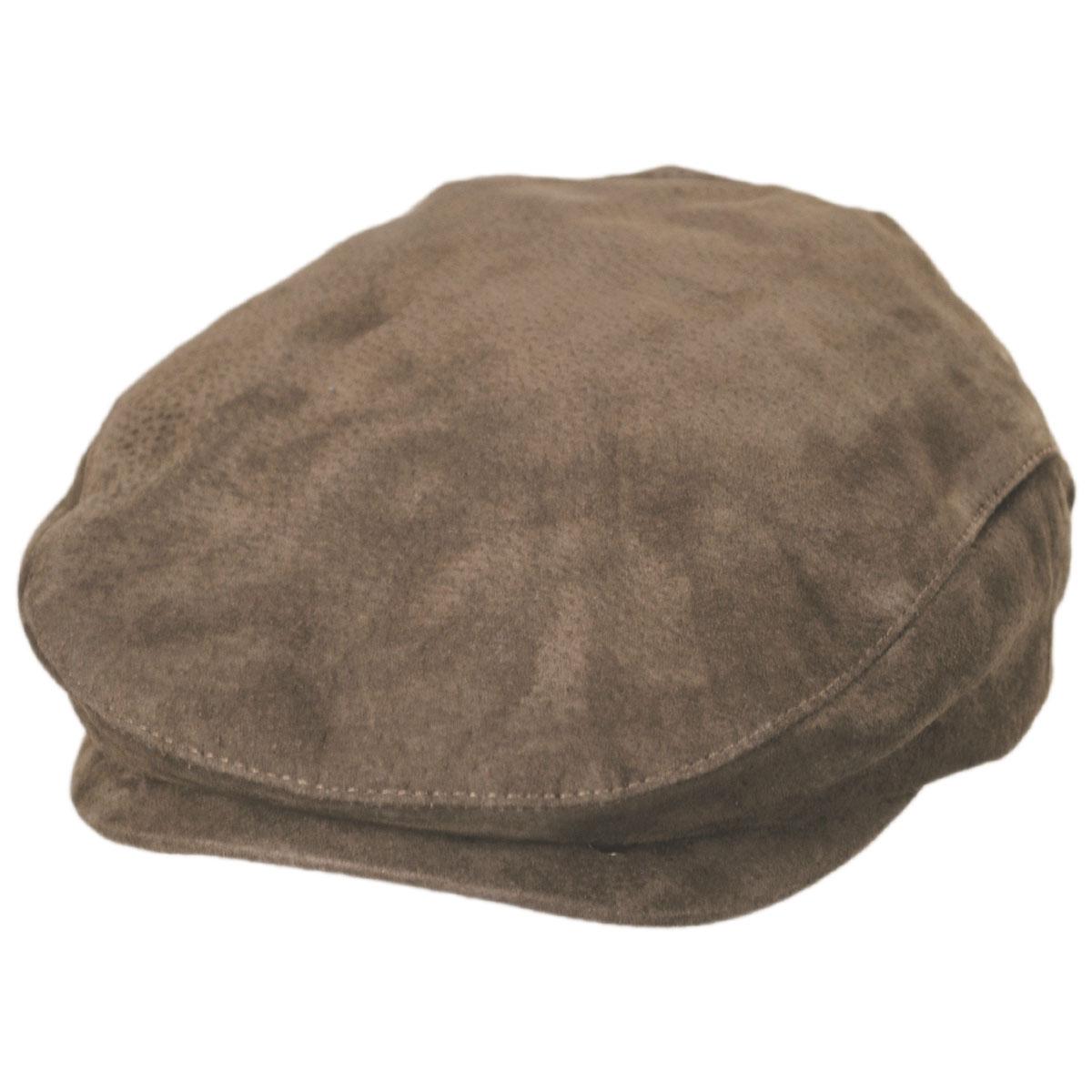 Jaxon Hats | Five-Point Suede Ivy Cap | 170200 | lead | COFFEE