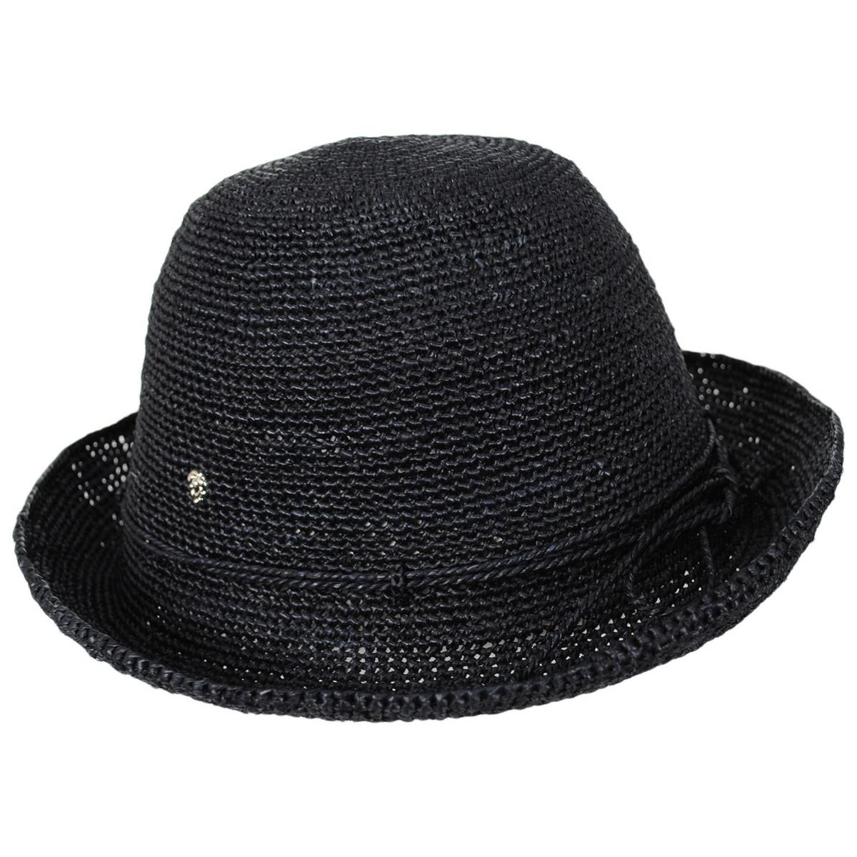 Helen Kaminski | Provence 8 Raffia Straw Sun Hat | 120818 | profile | CHARCOAL