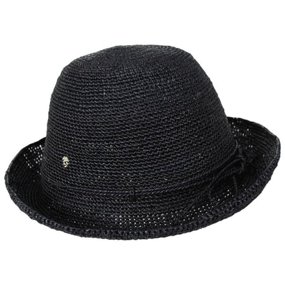Helen Kaminski | Provence 8 Raffia Straw Sun Hat | 120818 | profile | CHARCOAL