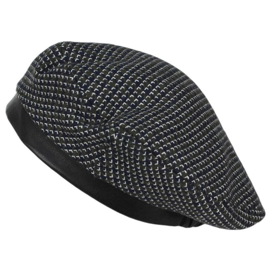 Kangol | Tooth Grid Knit Beret | 150921 | lead | FOREST/NAVY
