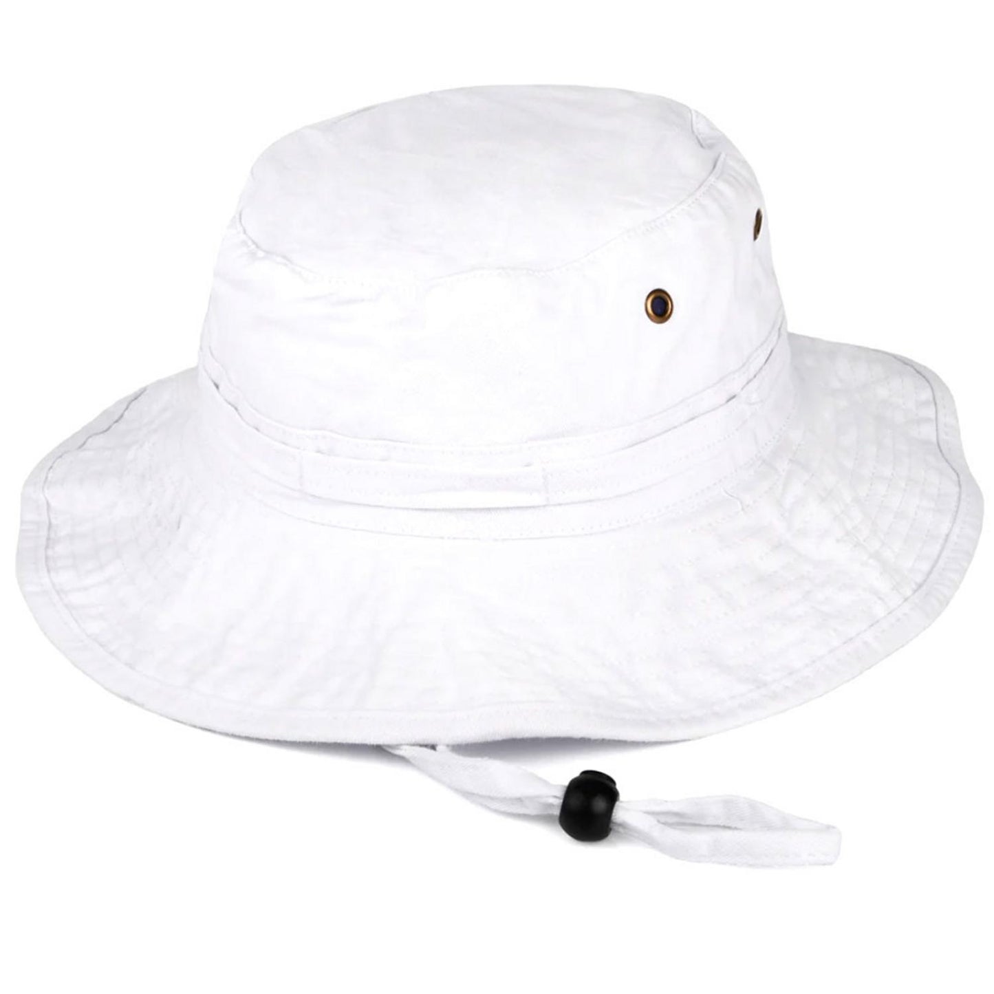 Village Hat Shop | VHS Cotton Booney Hat | 186650 | detailone | WHITE