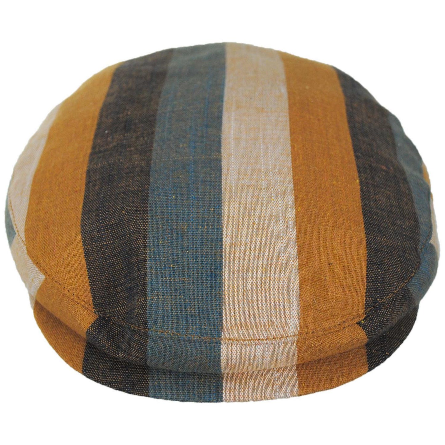 Bailey 1922 | Kit Stripe Cotton Ivy Cap | 167240 | front | TAN MULTI