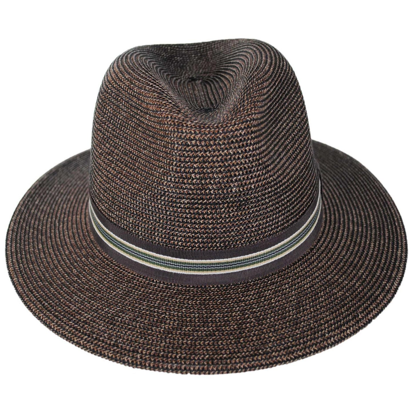 Bailey 1922 | Hester Toyo Straw Blend Fedora Hat | 127849 | front | GROUND COFFEE