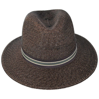 Bailey 1922 | Hester Toyo Straw Blend Fedora Hat | 127849 | front | GROUND COFFEE