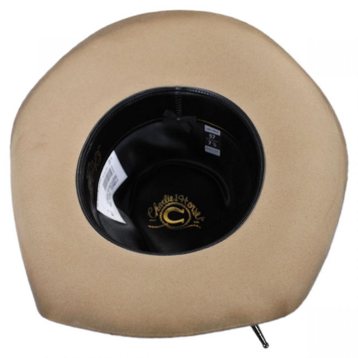 Charlie 1 Horse | Desperado Wool Felt Western Hat | 124988 | under | BUCKSKIN