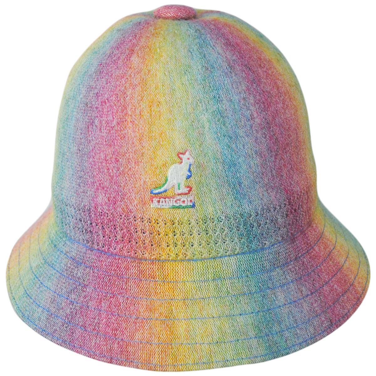 Kangol | Rainbow Ventair Casual Bucket Hat | 185832 | front | RAINBOW MULTI