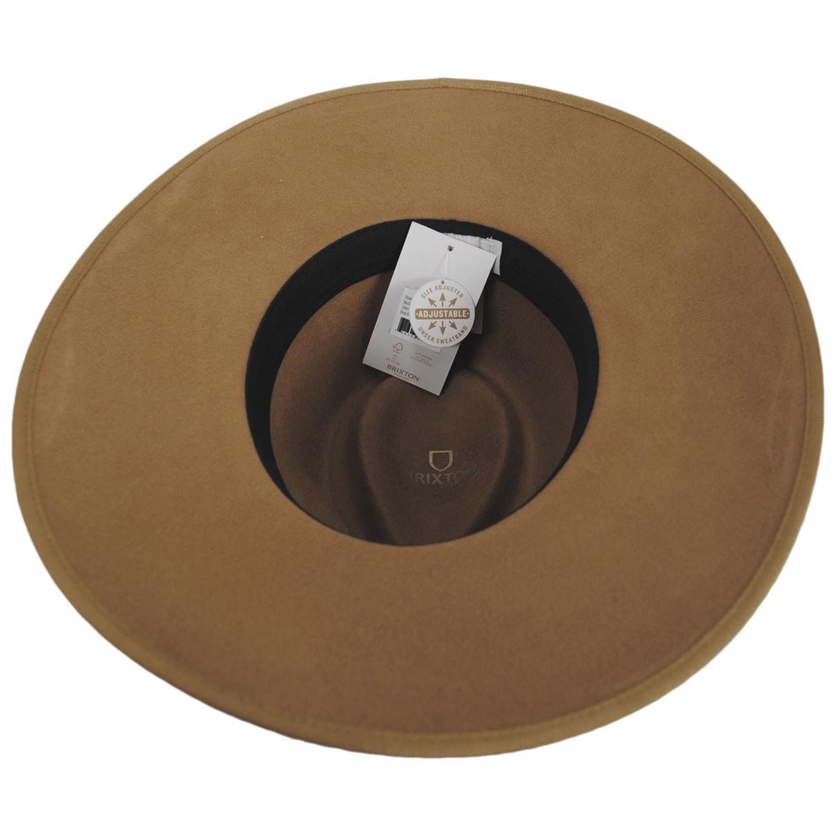 Jo Wool Felt Rancher Fedora Hat