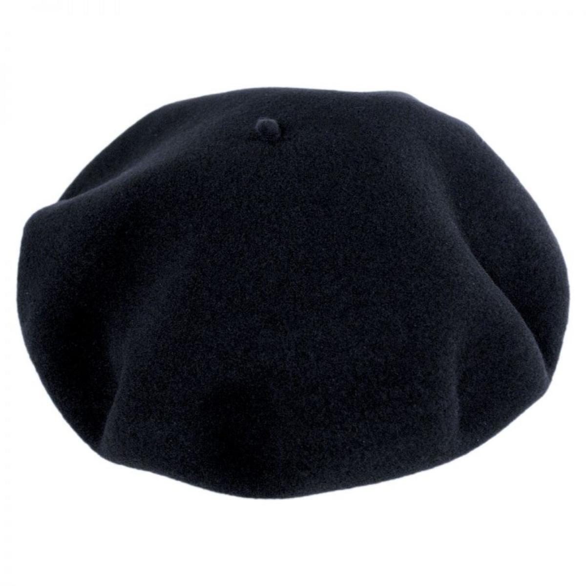 Hoquy | Hoquy Wool Basque Beret | 151050 | lead | MARINE