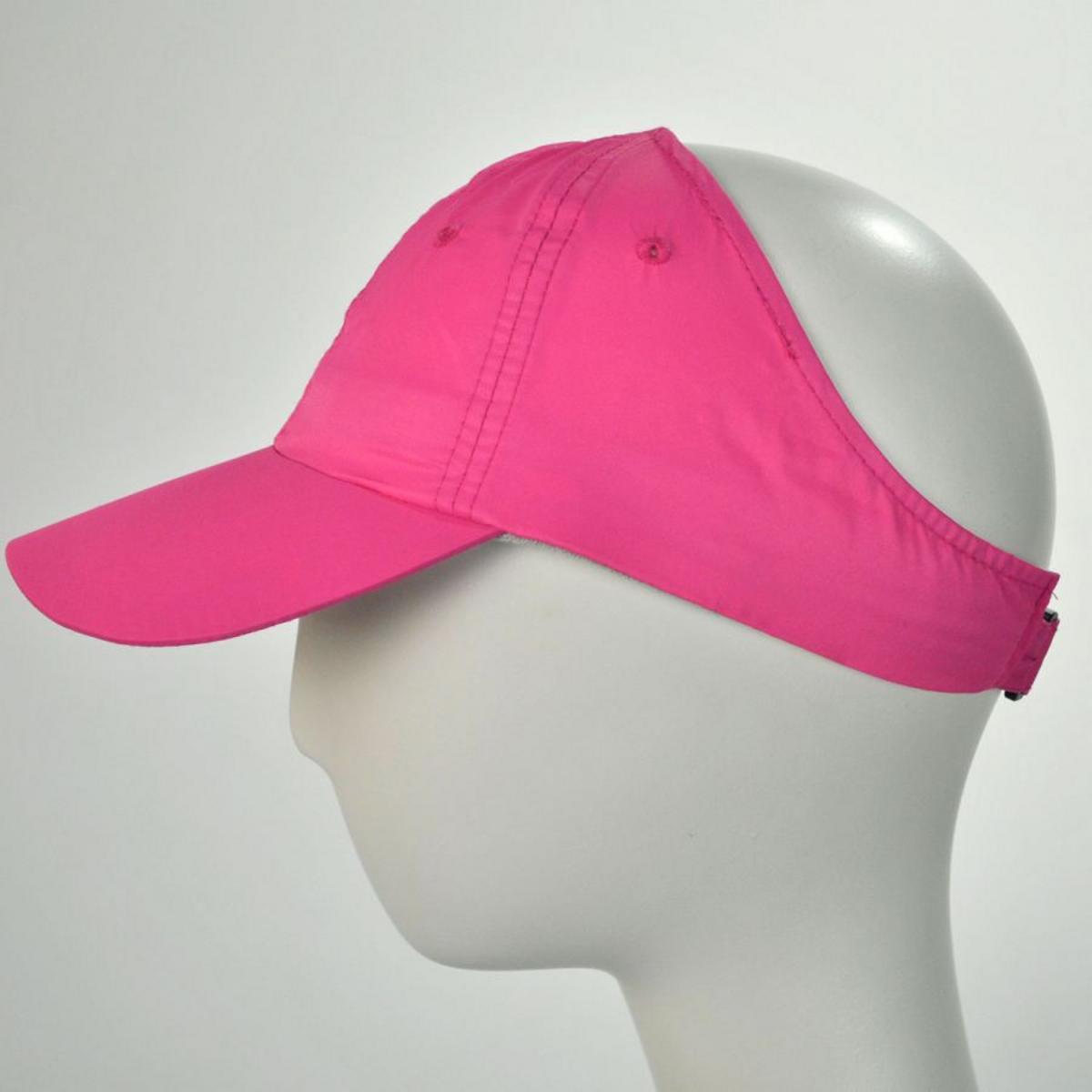 Chic Play | Genie Open Back Ponytail Baseball Cap | 401405 | profile | FUCHSIA
