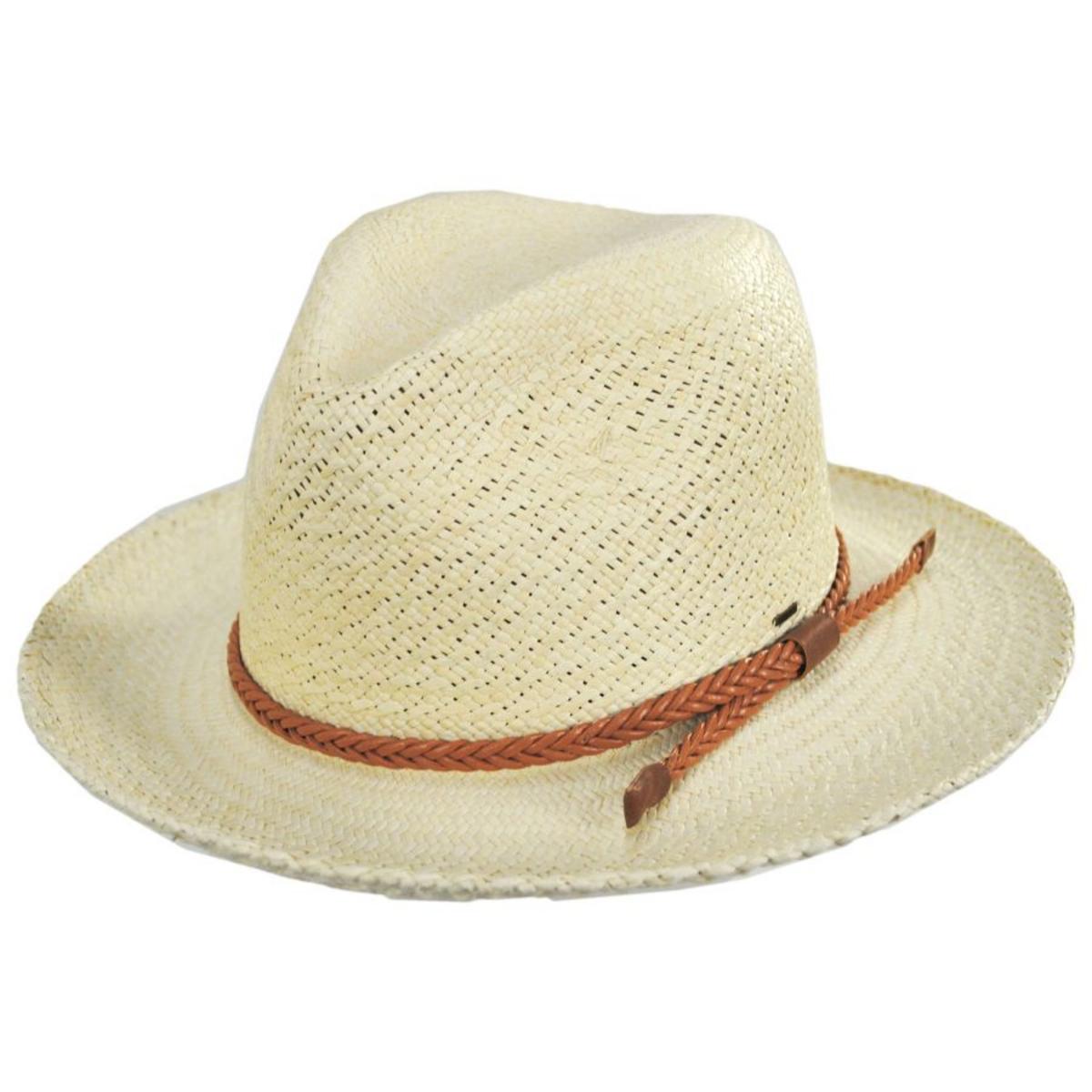 Bailey 1922 | Crispin Panama Straw Fedora Hat | 127740 | lead | NATURAL
