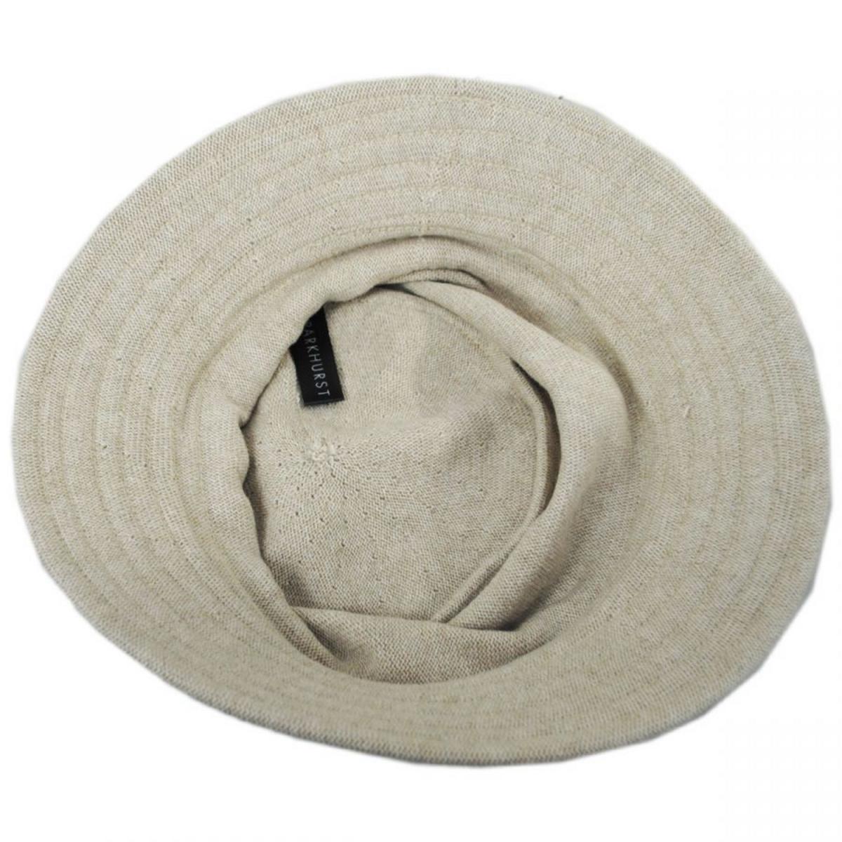Parkhurst | Beach Cotton Knit Bucket Hat | 187151 | under | SANDSTONE