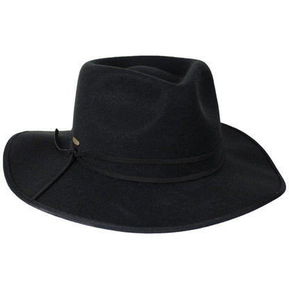 Scala | Thalia ProvatoKnit Rancher Fedora Hat | 123491 | lead | BLACK