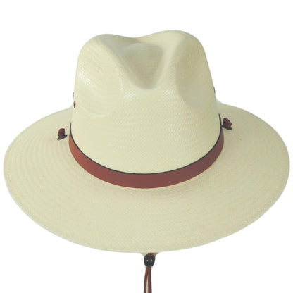 Stetson | Los Alamos Toyo Straw Safari Fedora Hat | 126973 | front | NATURAL