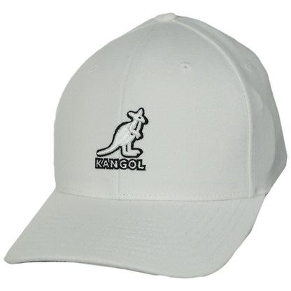 Kangol | 3D Logo Flexfit Fitted Baseball Cap | 201150 | lead | WHITE/BLACK